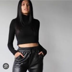 Emmy Deveux Pleather Joggers